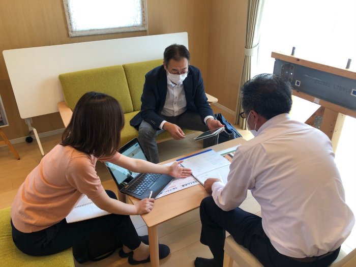 打ち合わせの様子