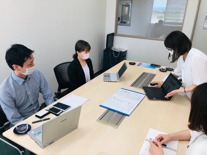 打ち合わせの様子