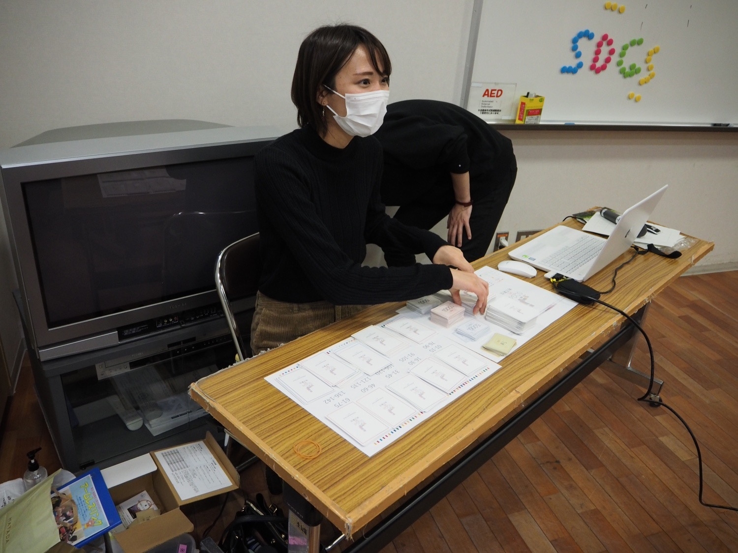 「SDGs de 地方創生カードゲーム」体験会の様子